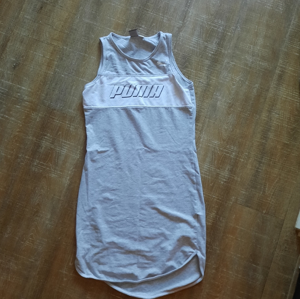 Gray  Puma Sleeveless Dress